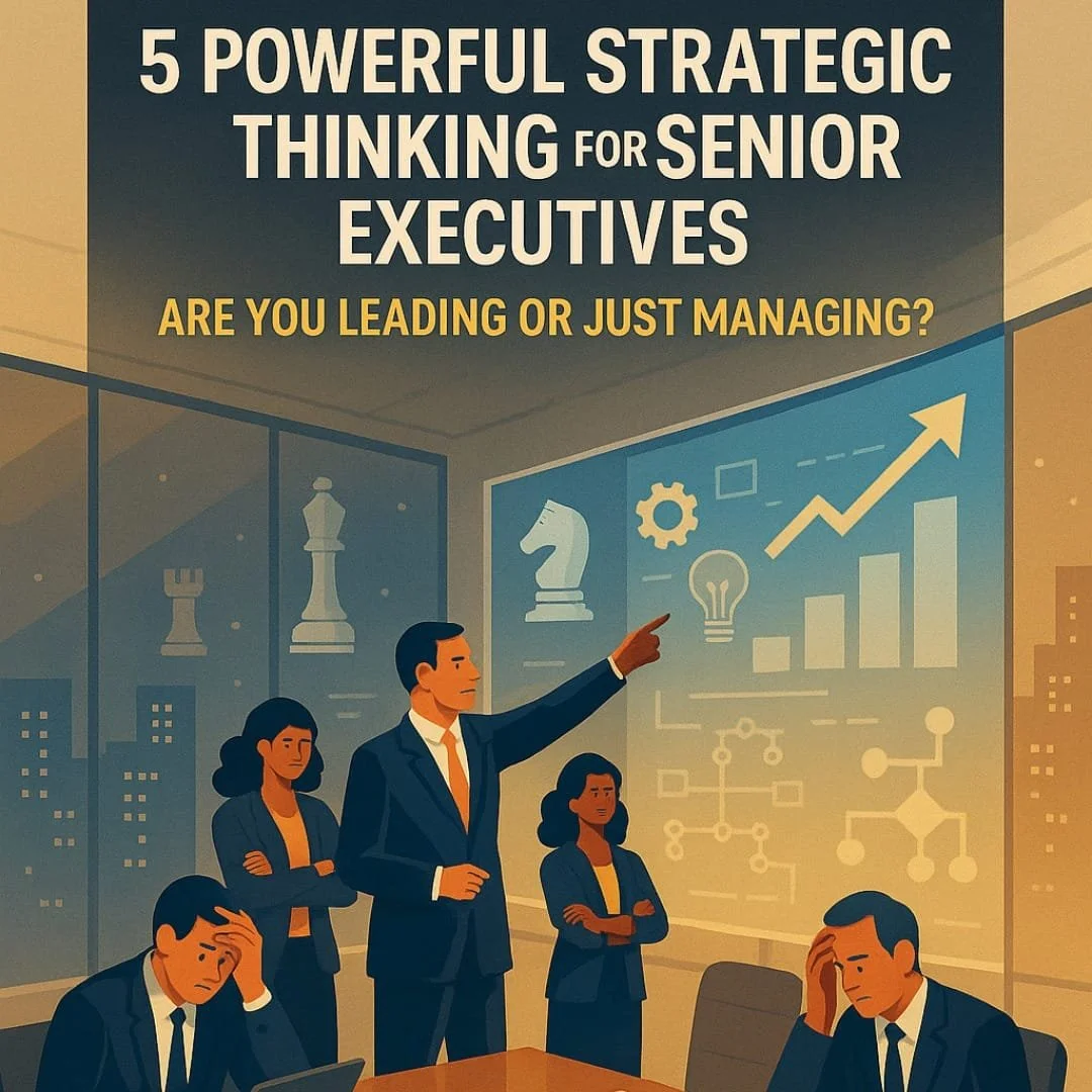 Powerful Strategic Thinking for Senior Executives: Are You Leading or Just Managing?